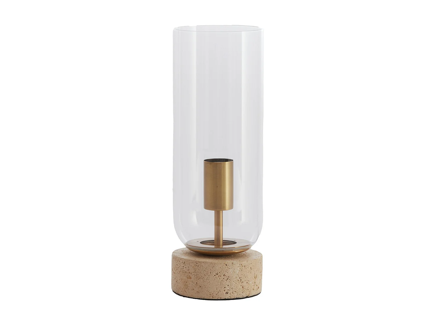 Lampe de table RYLANO - Ø12x35cm - Transparent