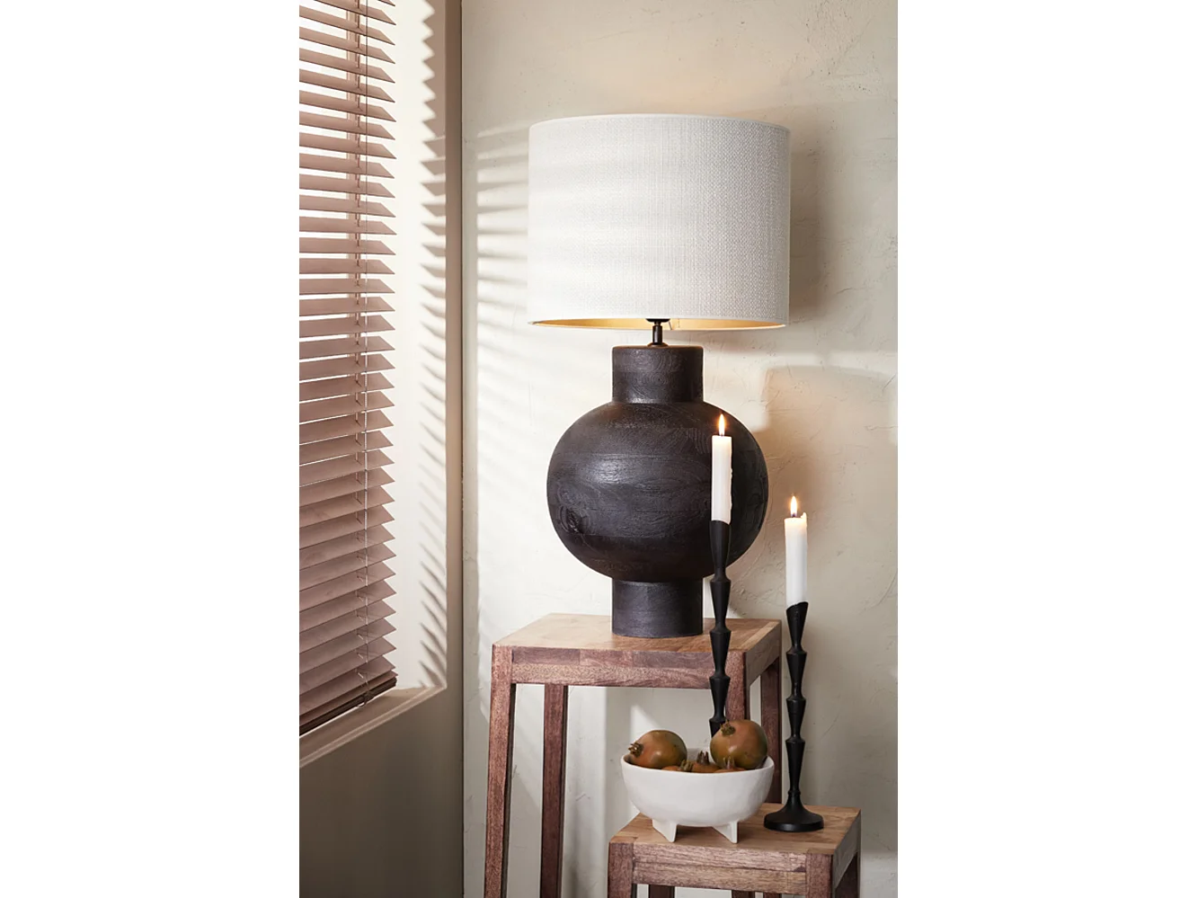 Lampvoet BARUMI - Ø33x55cm - Zwart