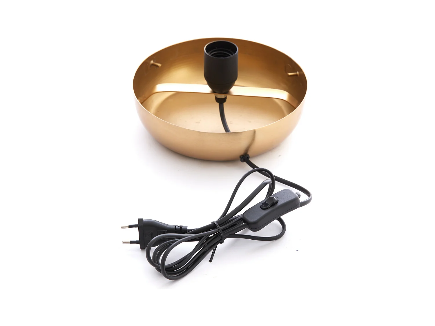 Tischlampe CETARA - Ø32x33cm - Braun