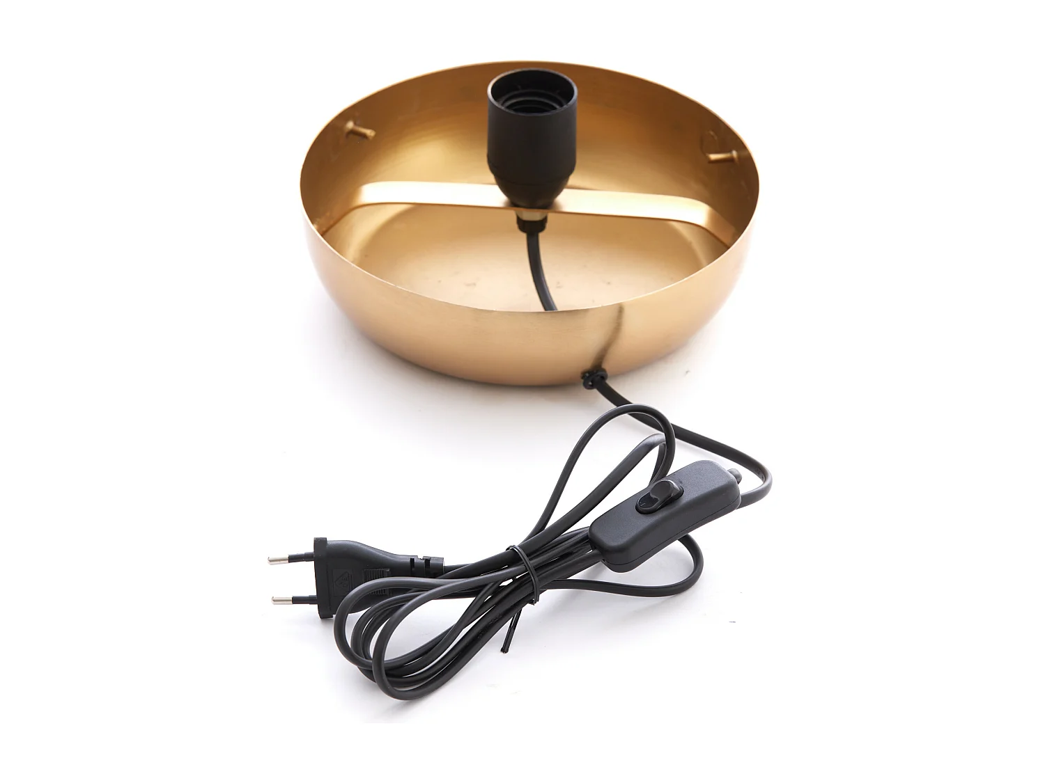 Tischlampe CETARA - Ø32x33cm - Braun