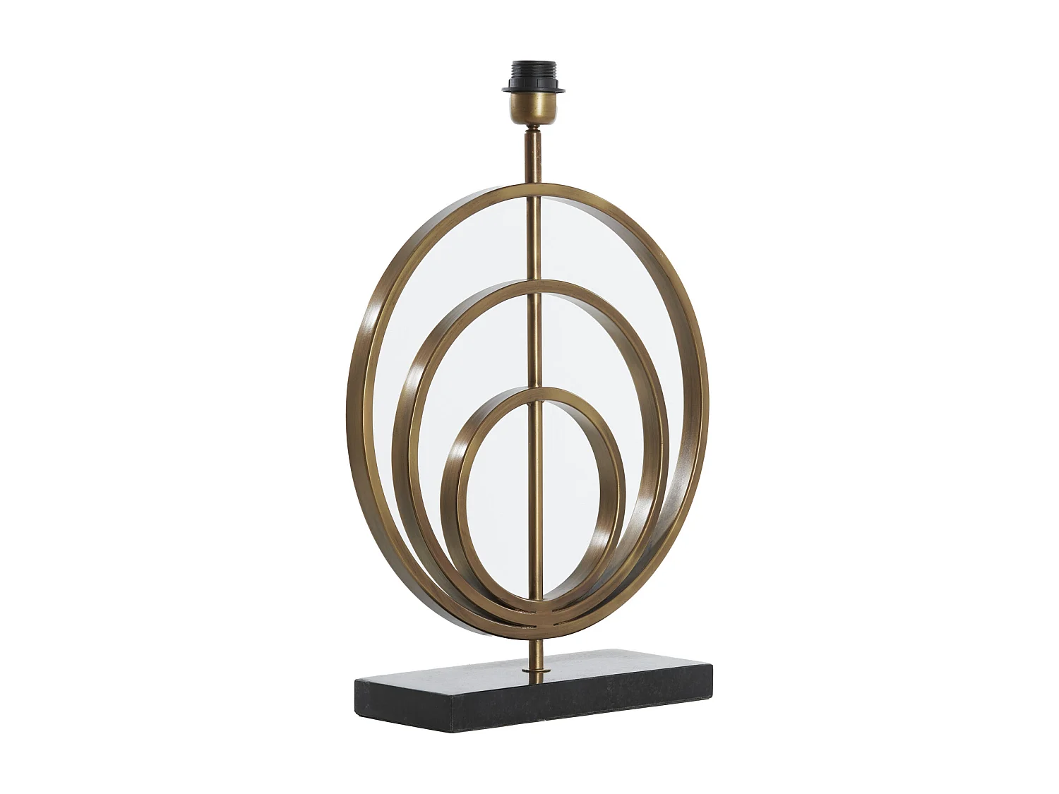 Pied de lampe CASSEL - 40x13x50cm - Bronze