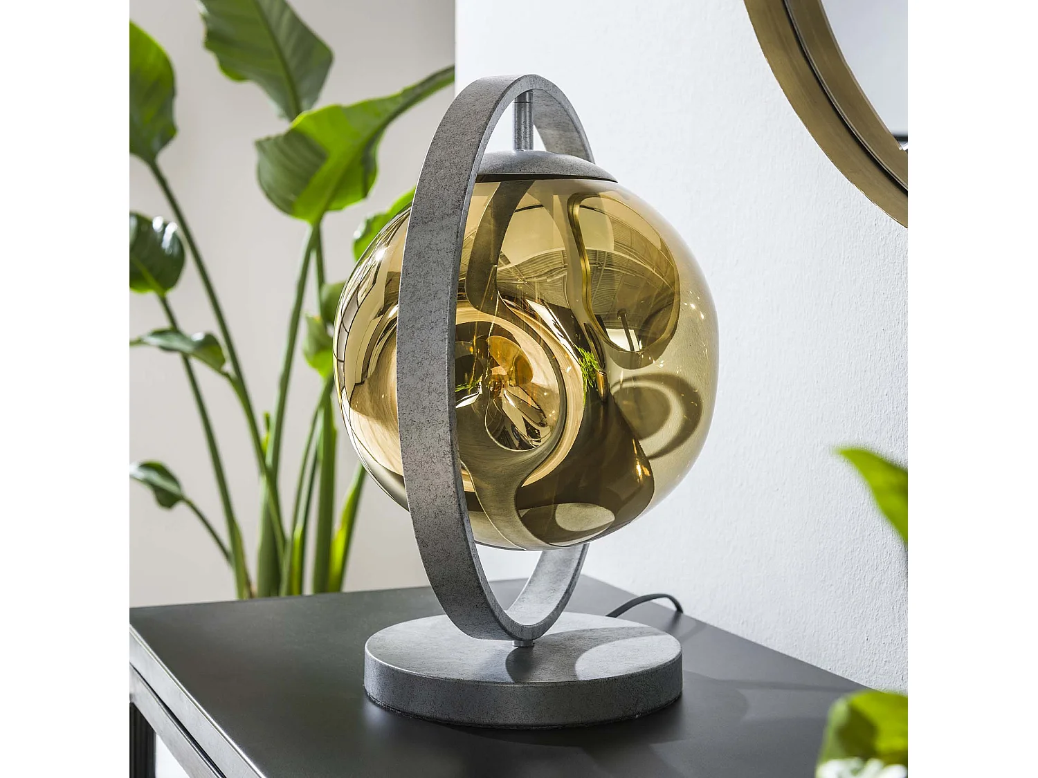 Lampe de table 1L Stellar - Argent Vieil