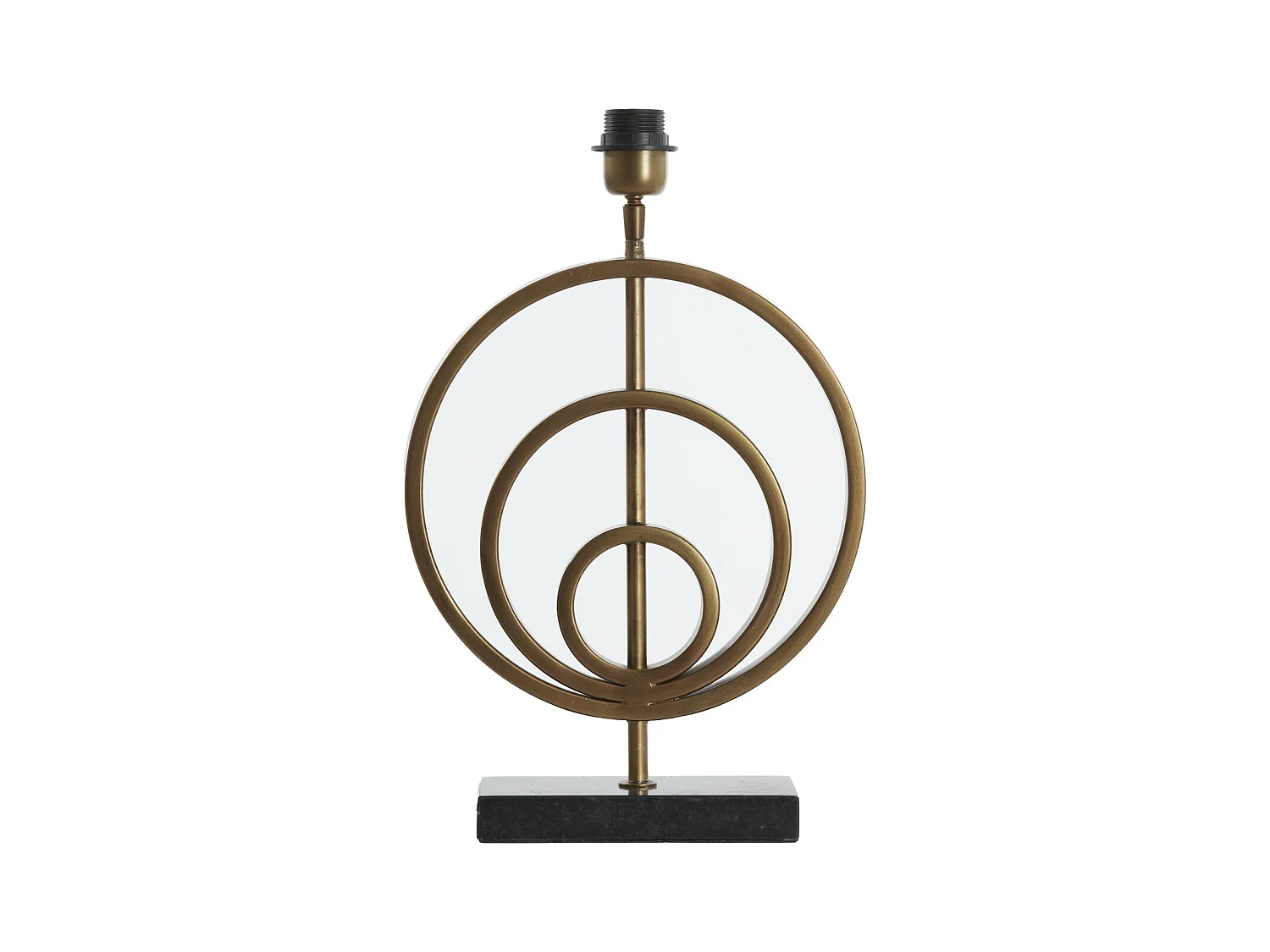 Pied de lampe CASSEL - 30x9x41cm - Bronze