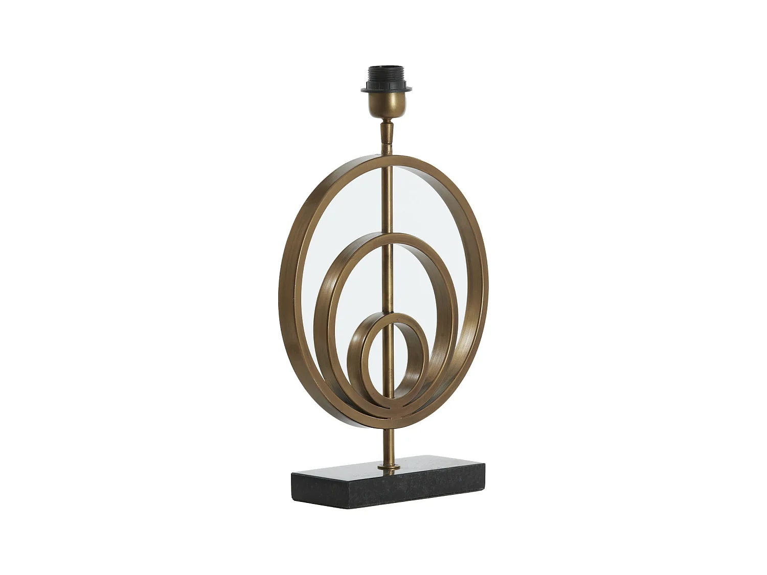 Pied de lampe CASSEL - 30x9x41cm - Bronze