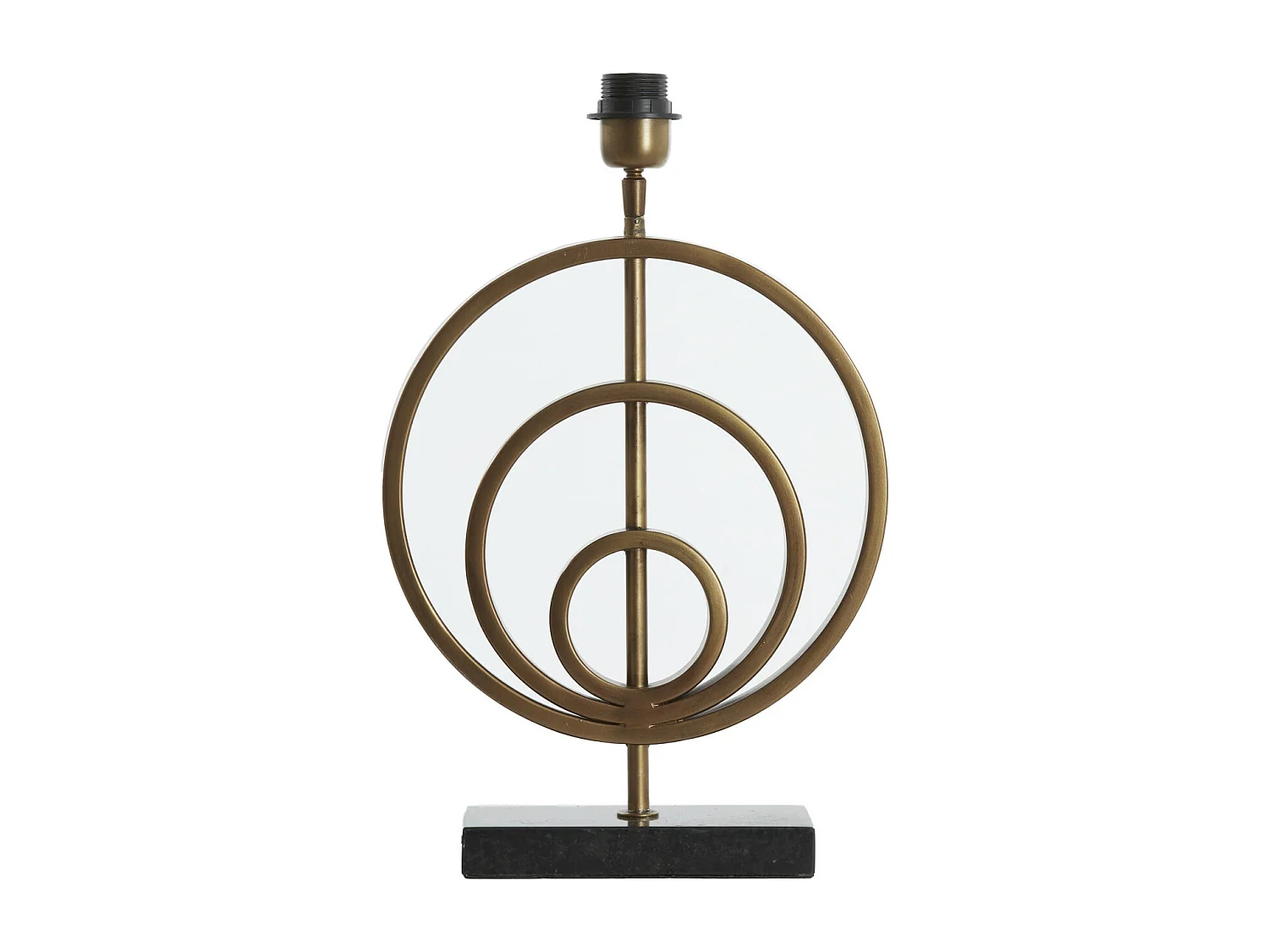 Pied de lampe CASSEL - 30x9x41cm - Bronze