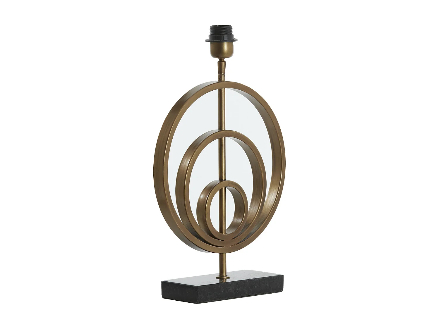 Pied de lampe CASSEL - 30x9x41cm - Bronze