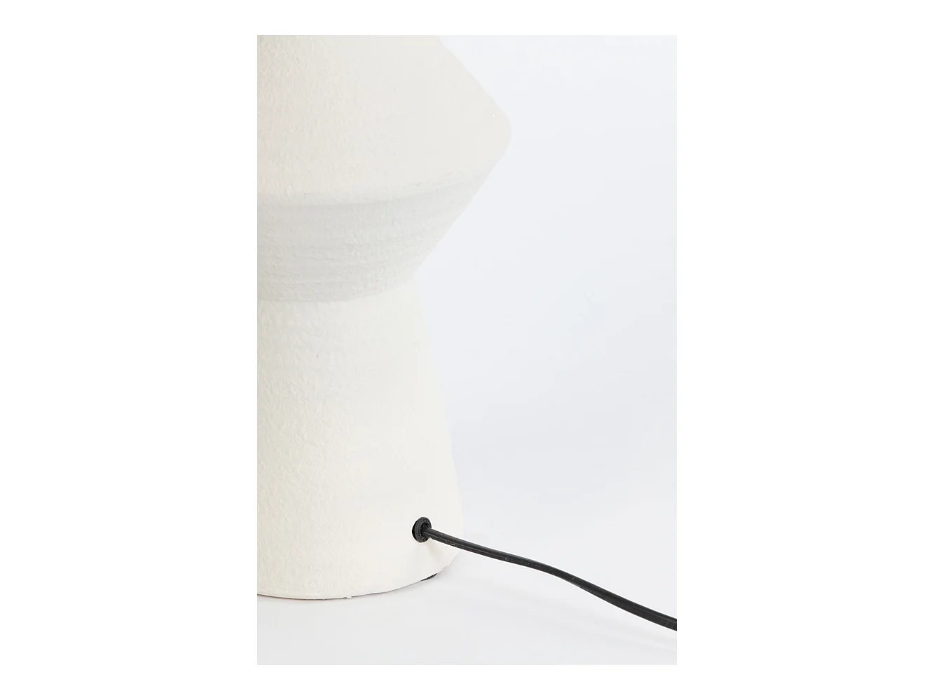 Pied de lampe AYLA - Ø22,5x61cm - Blanc