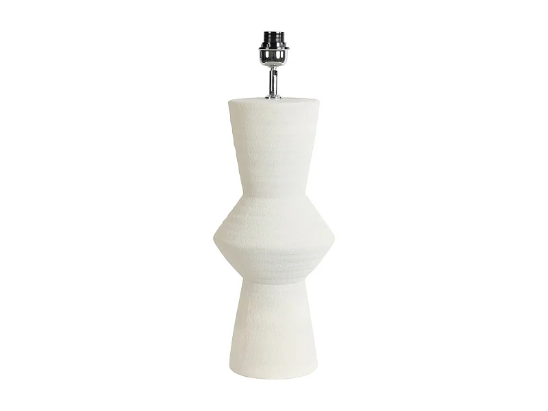 Pied de lampe AYLA - Ø22,5x61cm - Blanc