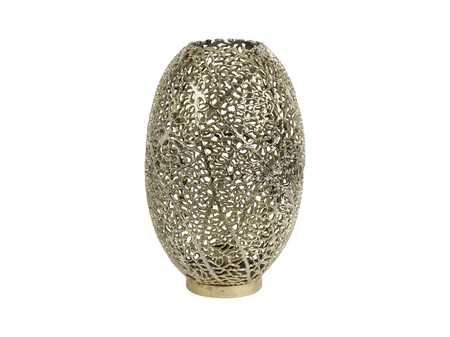 Lampe de table SINULA - Ø33x52cm - Doré