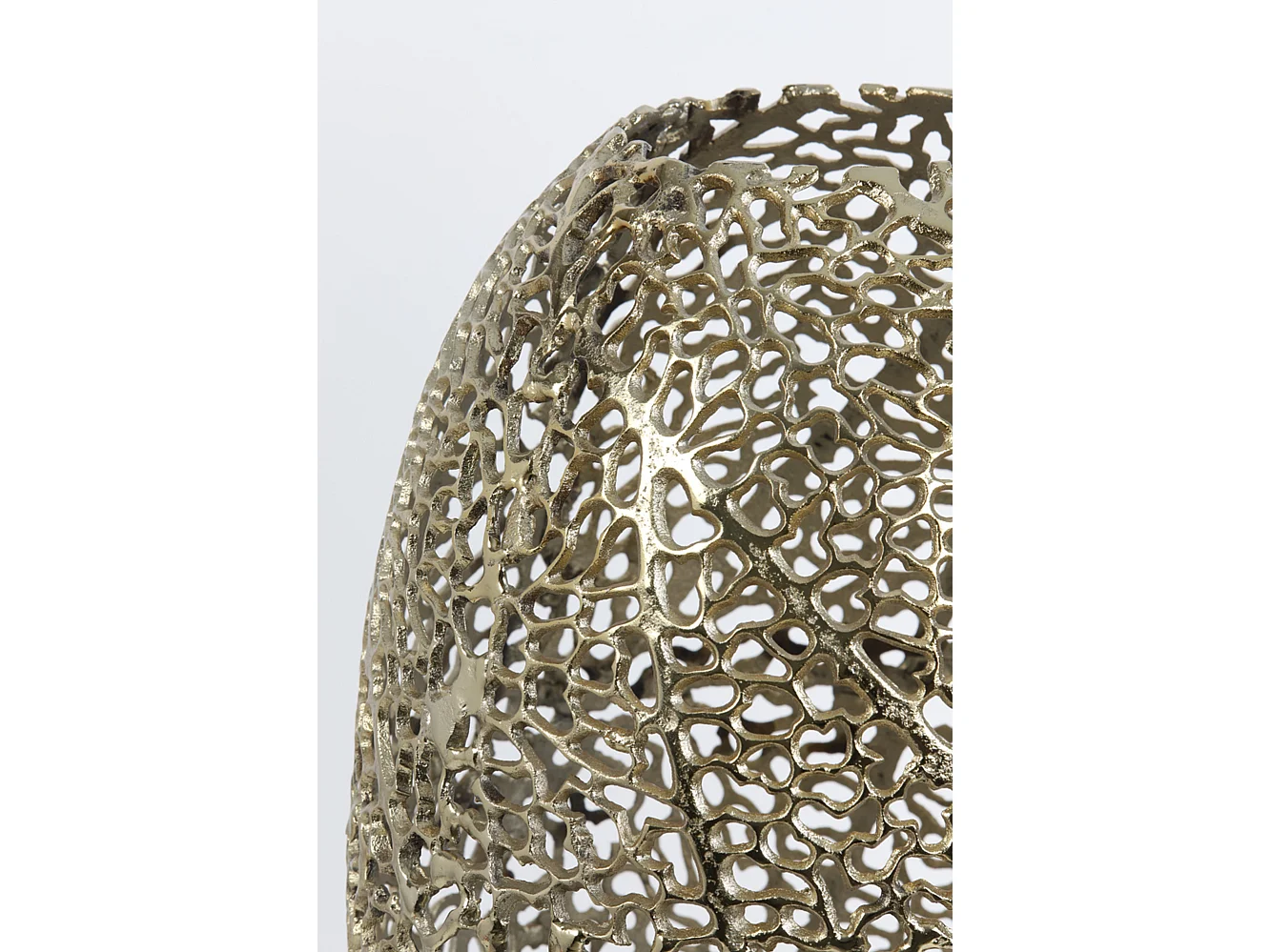 Lampe de table SINULA - Ø33x52cm - Doré