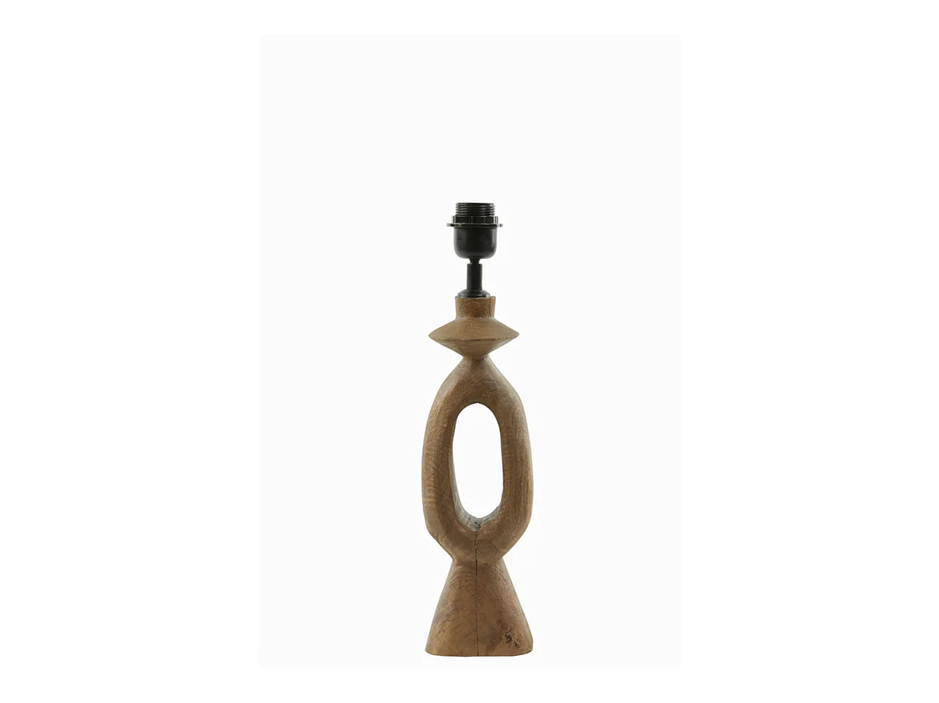 Pied de lampe DJANGO - 11x9x45cm - Marron