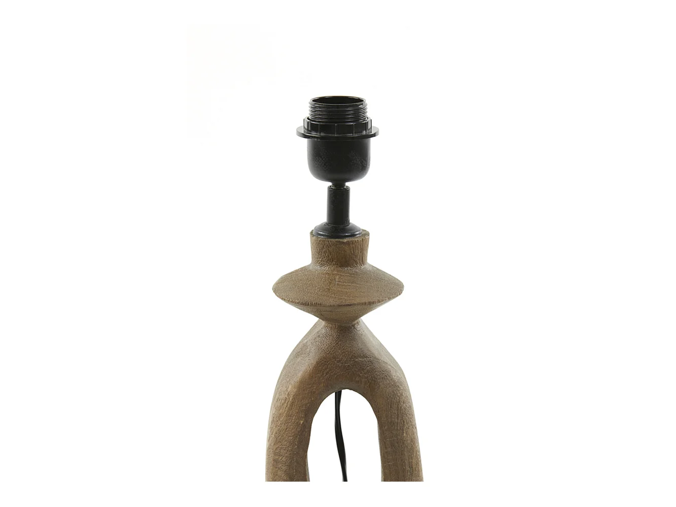 Lampvoet DJANGO - 11x9x45cm - Bruin