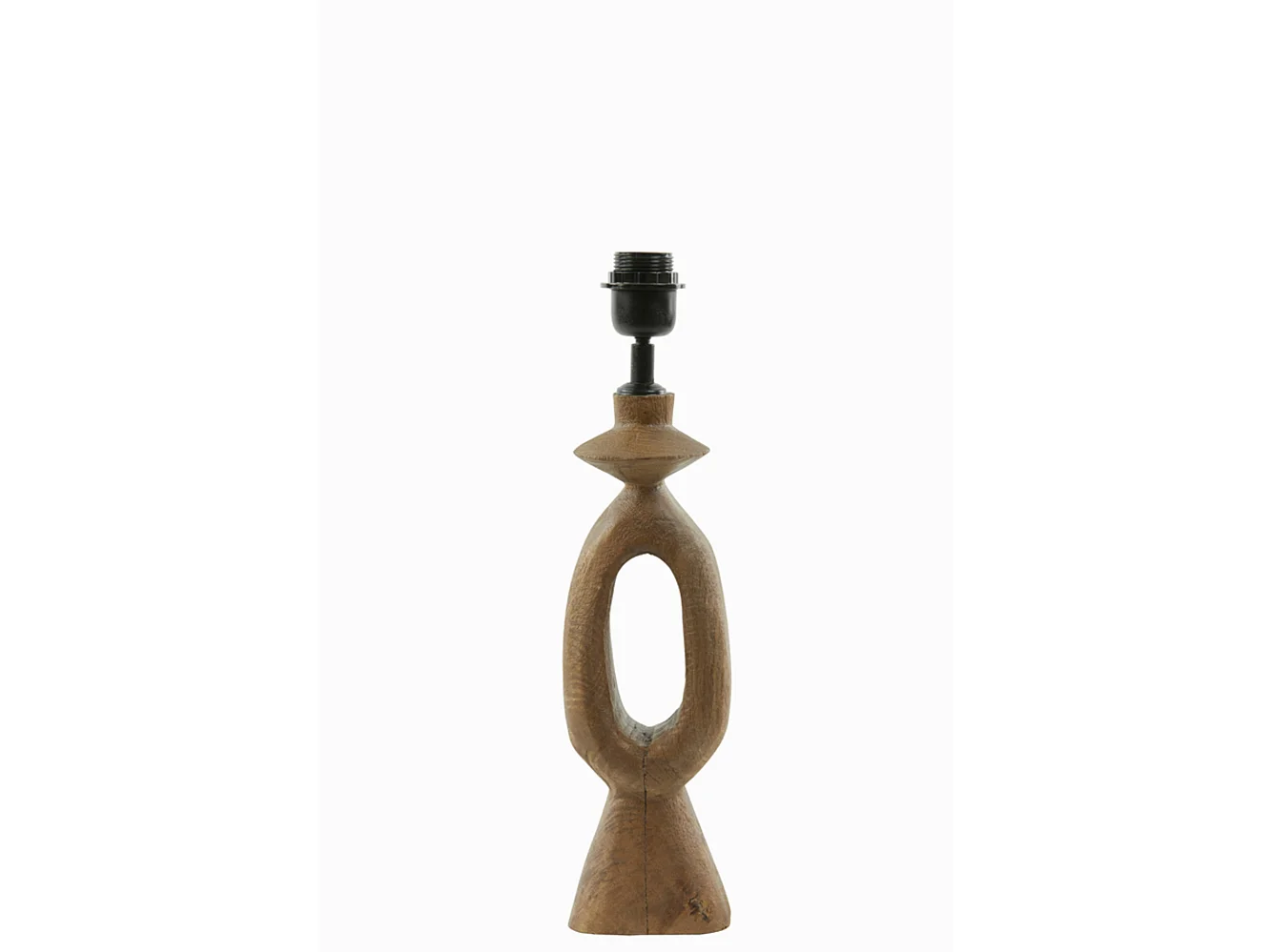 Pied de lampe DJANGO - 11x9x45cm - Marron