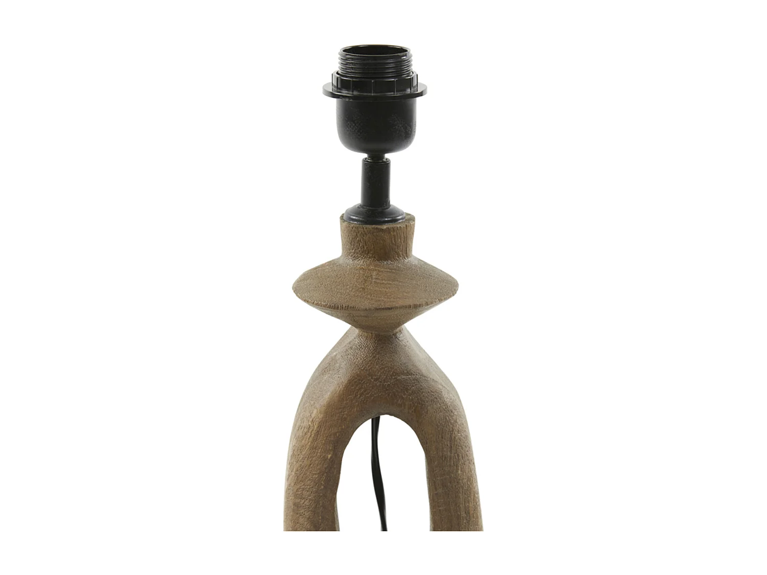 Pied de lampe DJANGO - 11x9x45cm - Marron