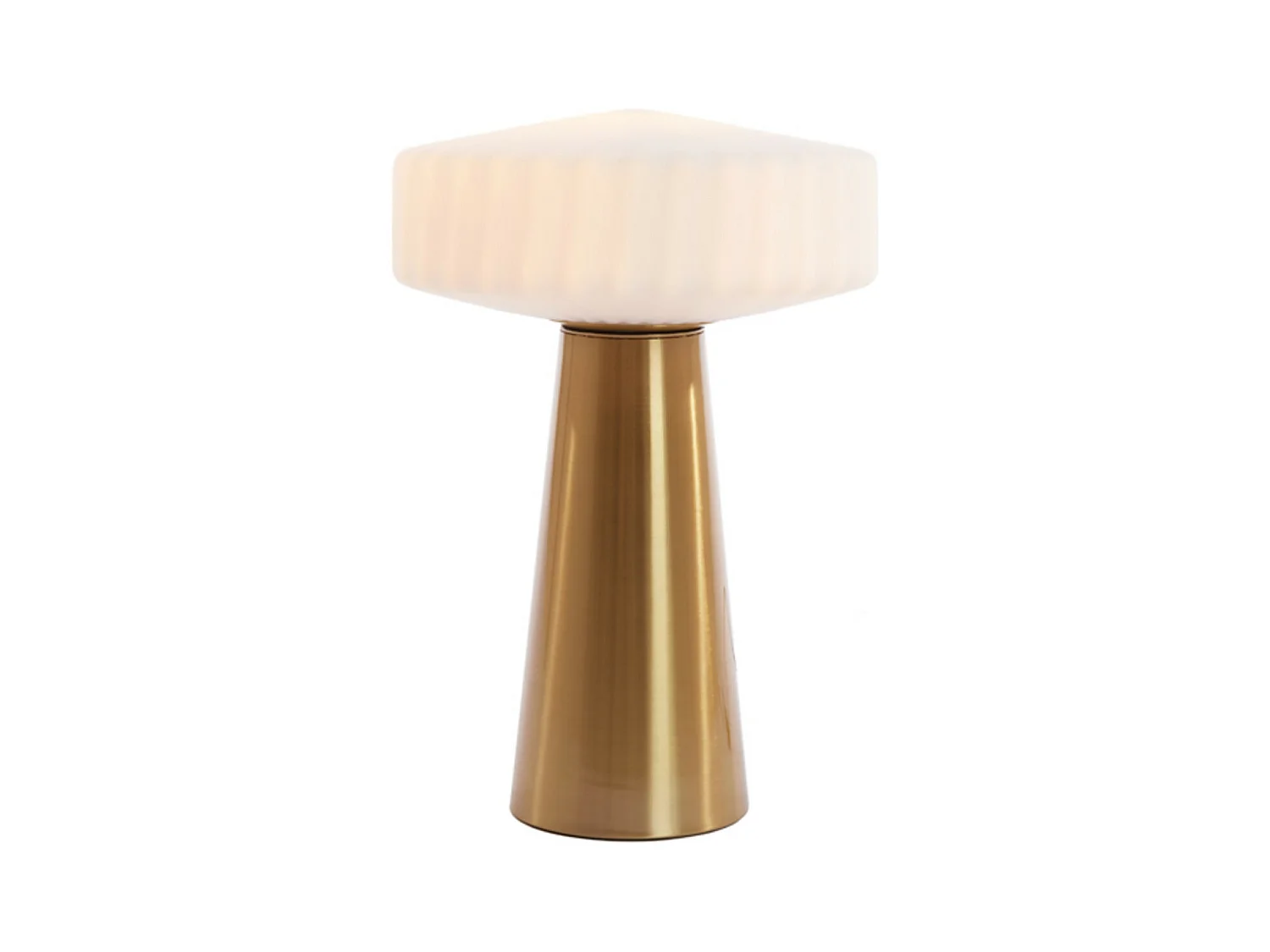 Lampe de table PLEAT - Ø30x45cm - Blanc