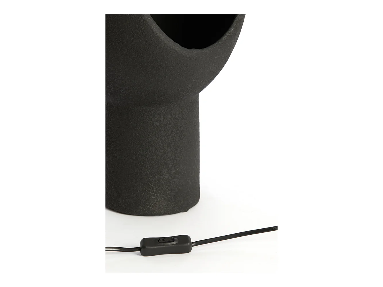Lampe de table MONK - Ø25x46cm - Noir
