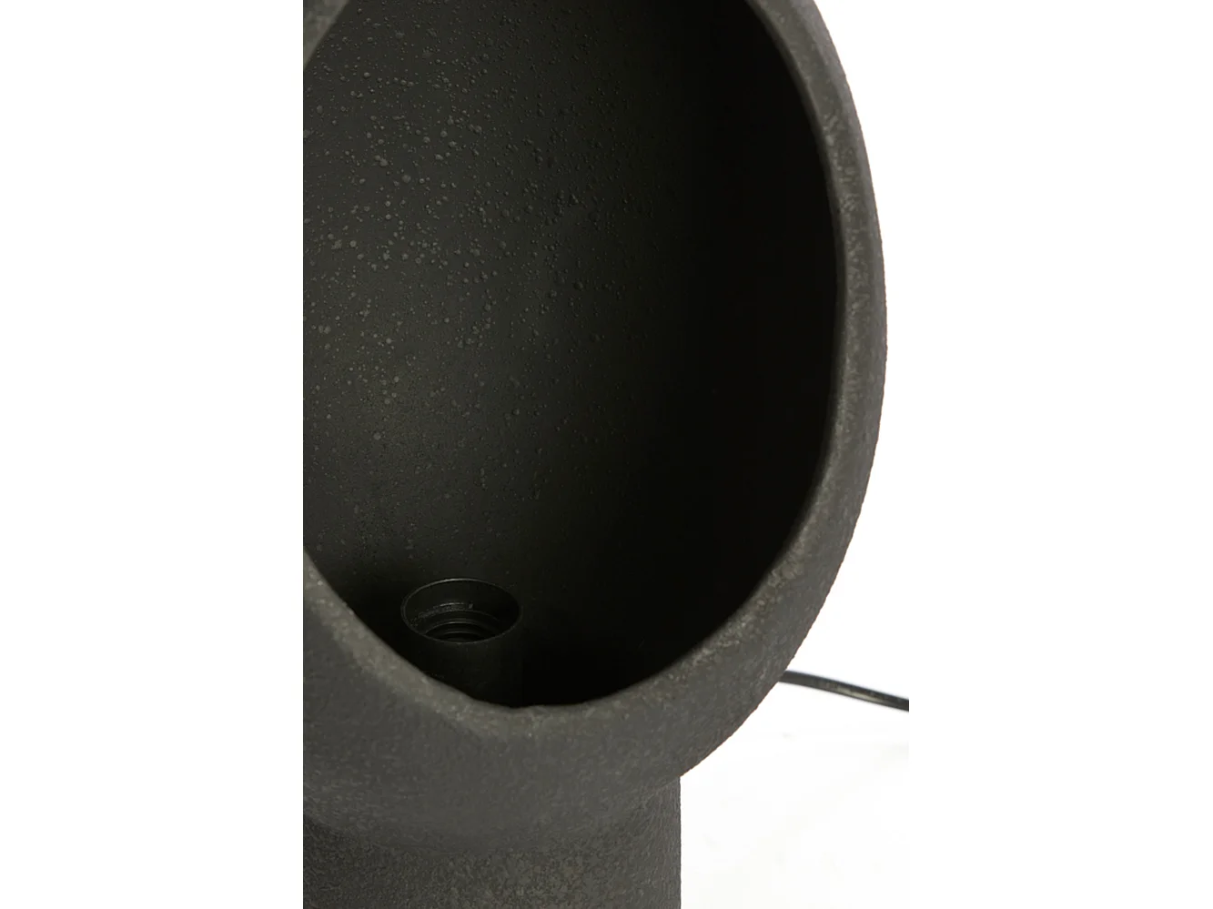 Lampe de table MONK - Ø25x46cm - Noir