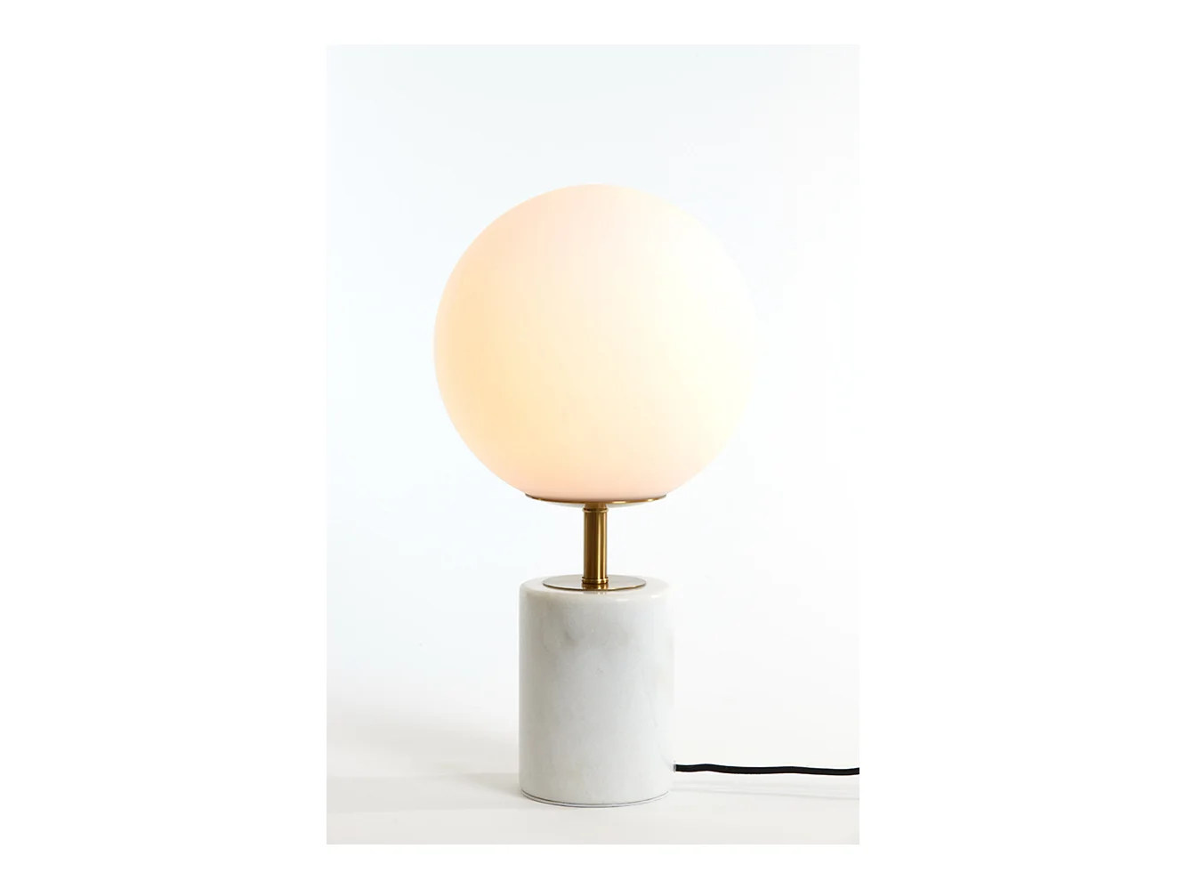 Lámpara de mesa MEDINA - Ø25x47cm - Blanco