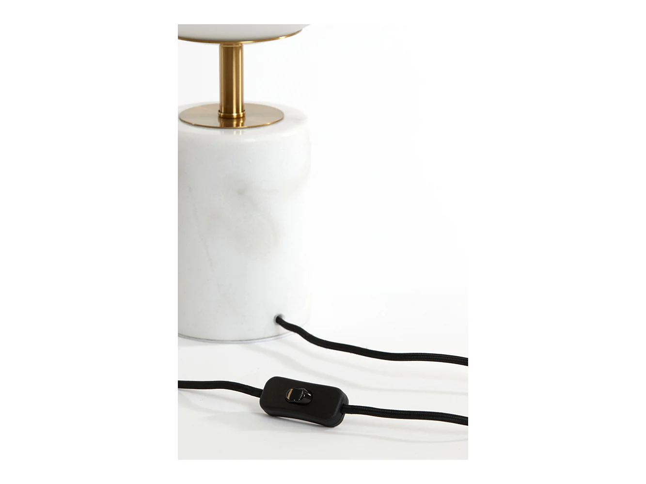 Lámpara de mesa MEDINA - Ø25x47cm - Blanco