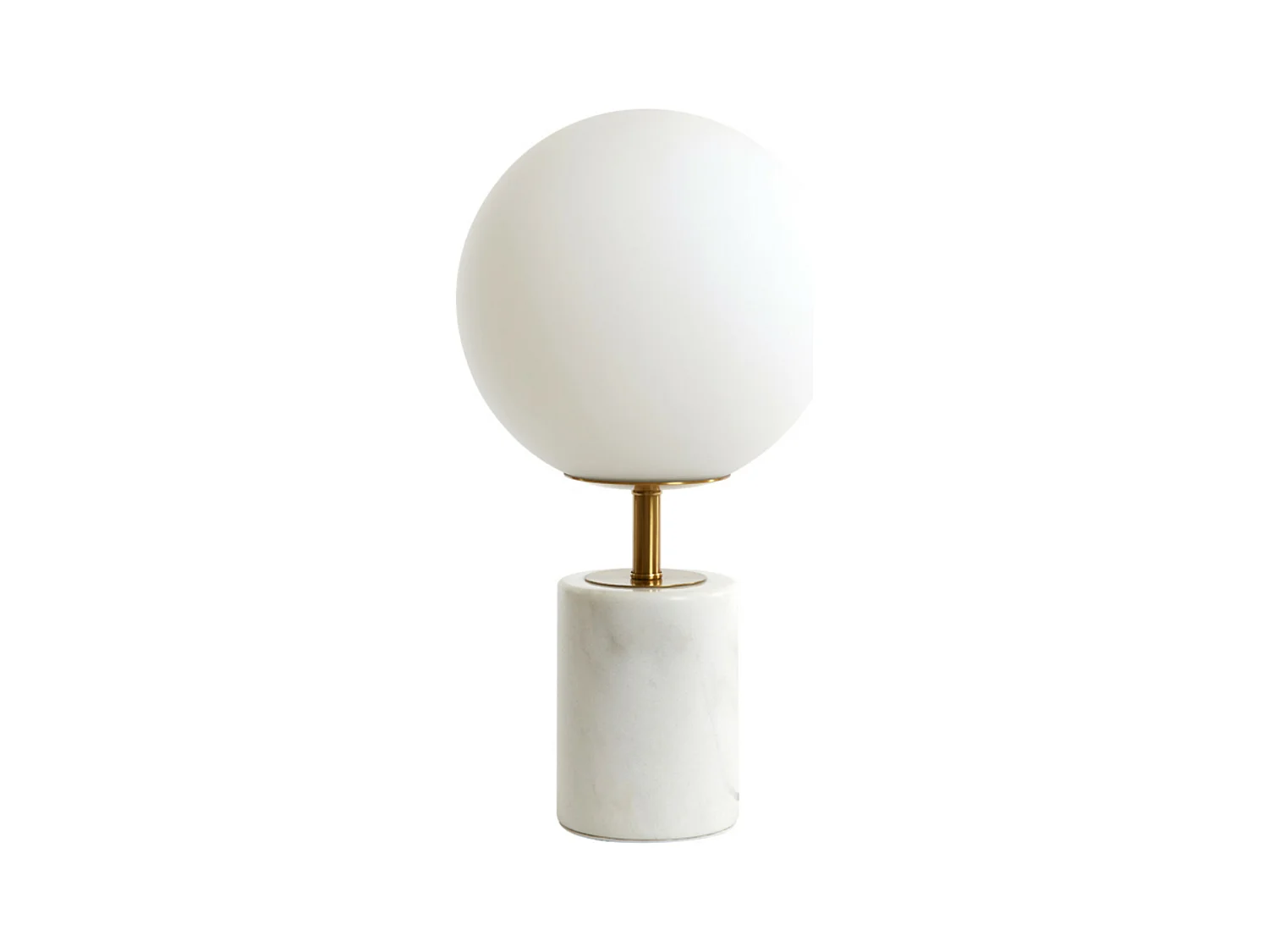 Tischlampe MEDINA - Ø25x47cm - Weiß