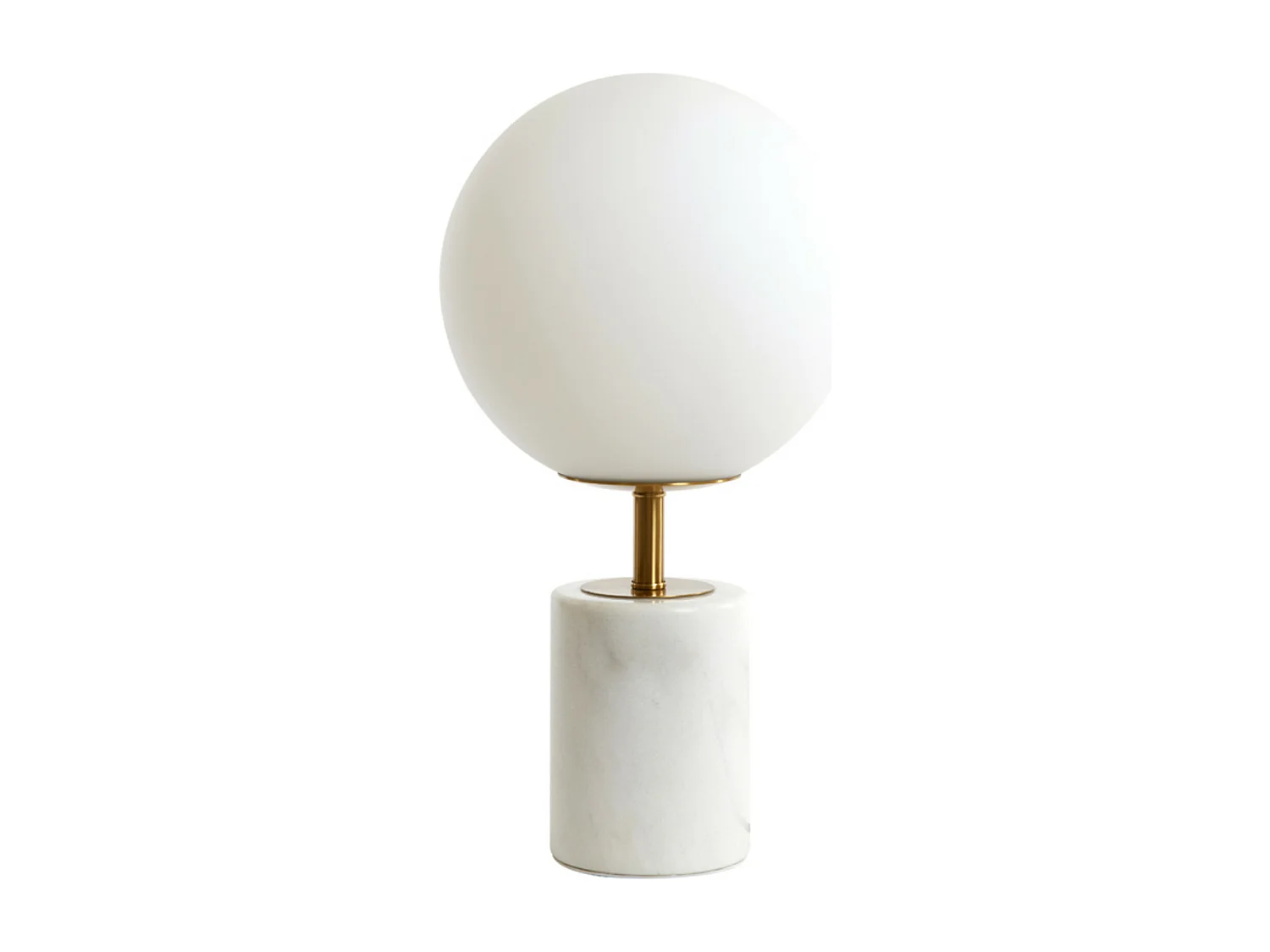 Tafellamp MEDINA - Ø25x47cm - Wit