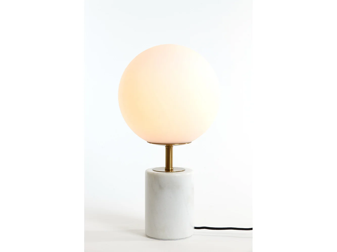 Tafellamp MEDINA - Ø25x47cm - Wit