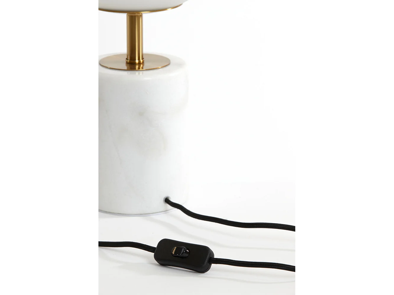 Tafellamp MEDINA - Ø25x47cm - Wit