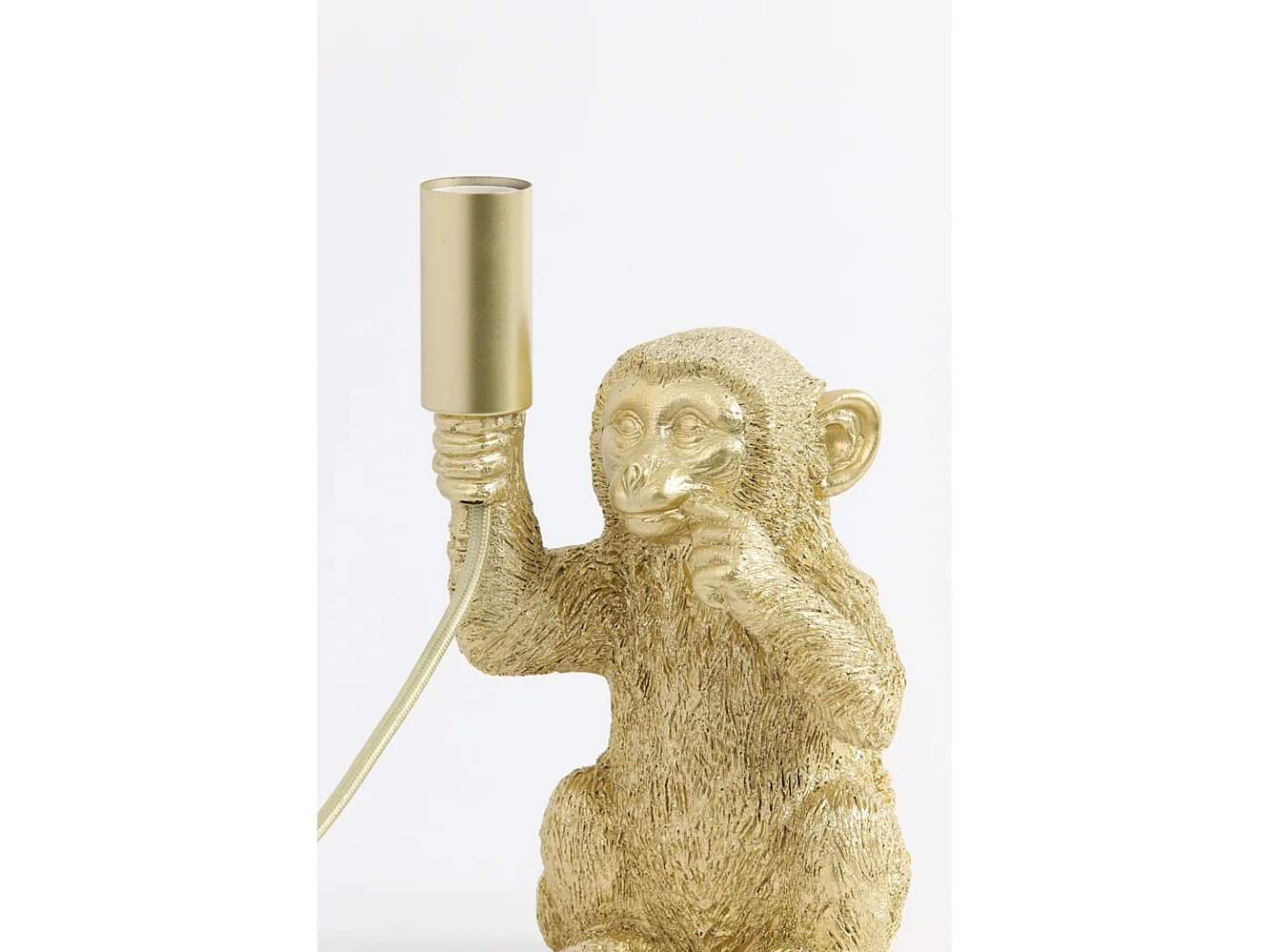 Lampe de table MONKEY - 13x12,5x23,5cm - Doré