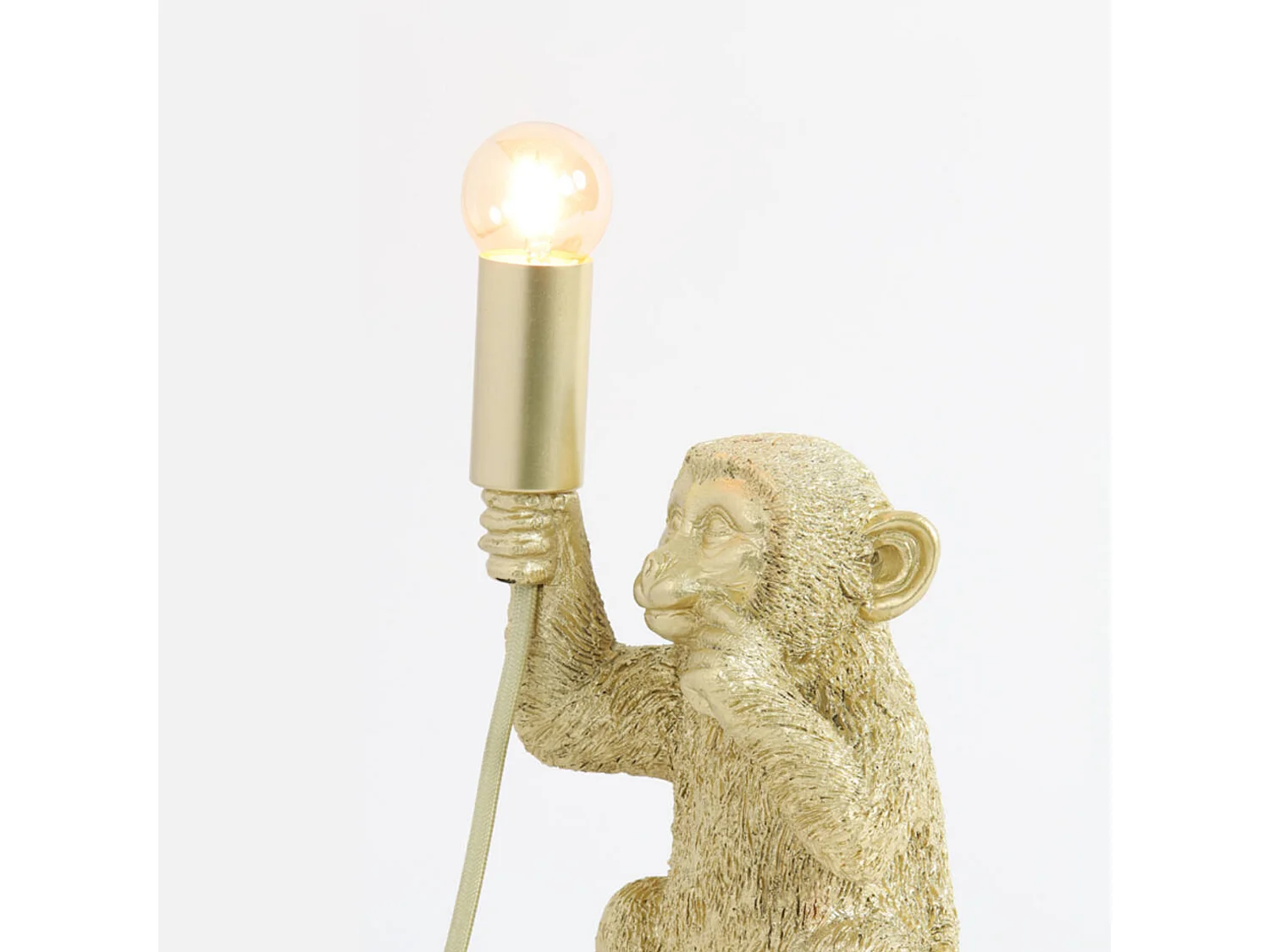 Lampada da tavolo MONKEY - 13x12,5x23,5cm - Oro