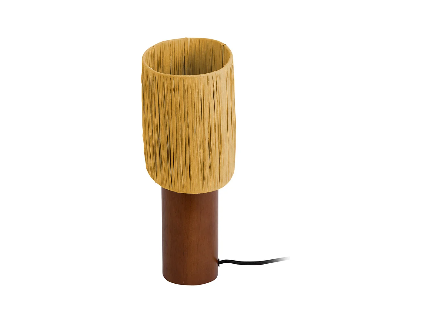 Sheer Oval Tischlampe - Ockergelb