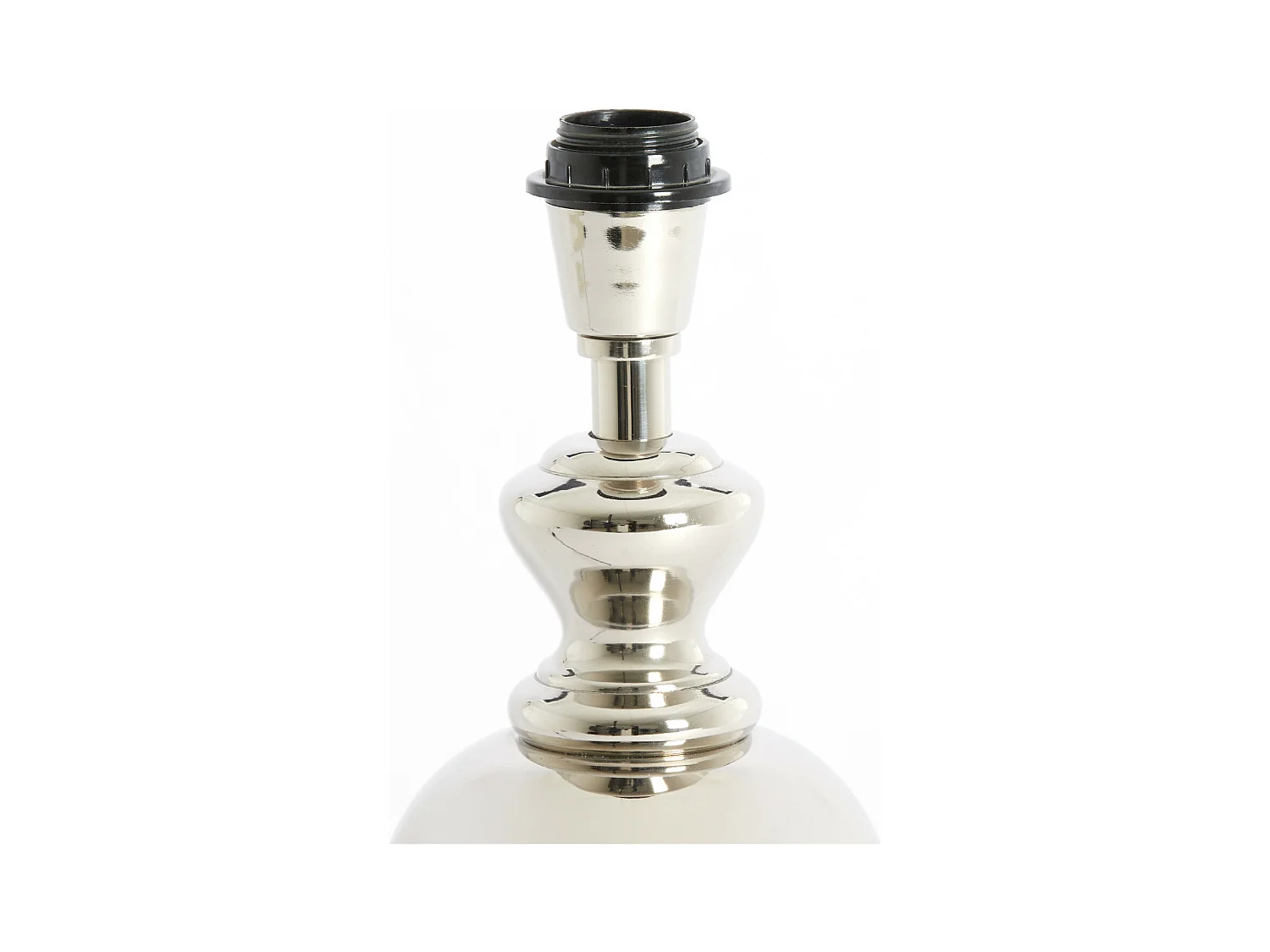 Pied de lampe CADY - Ø15x40cm - Argent