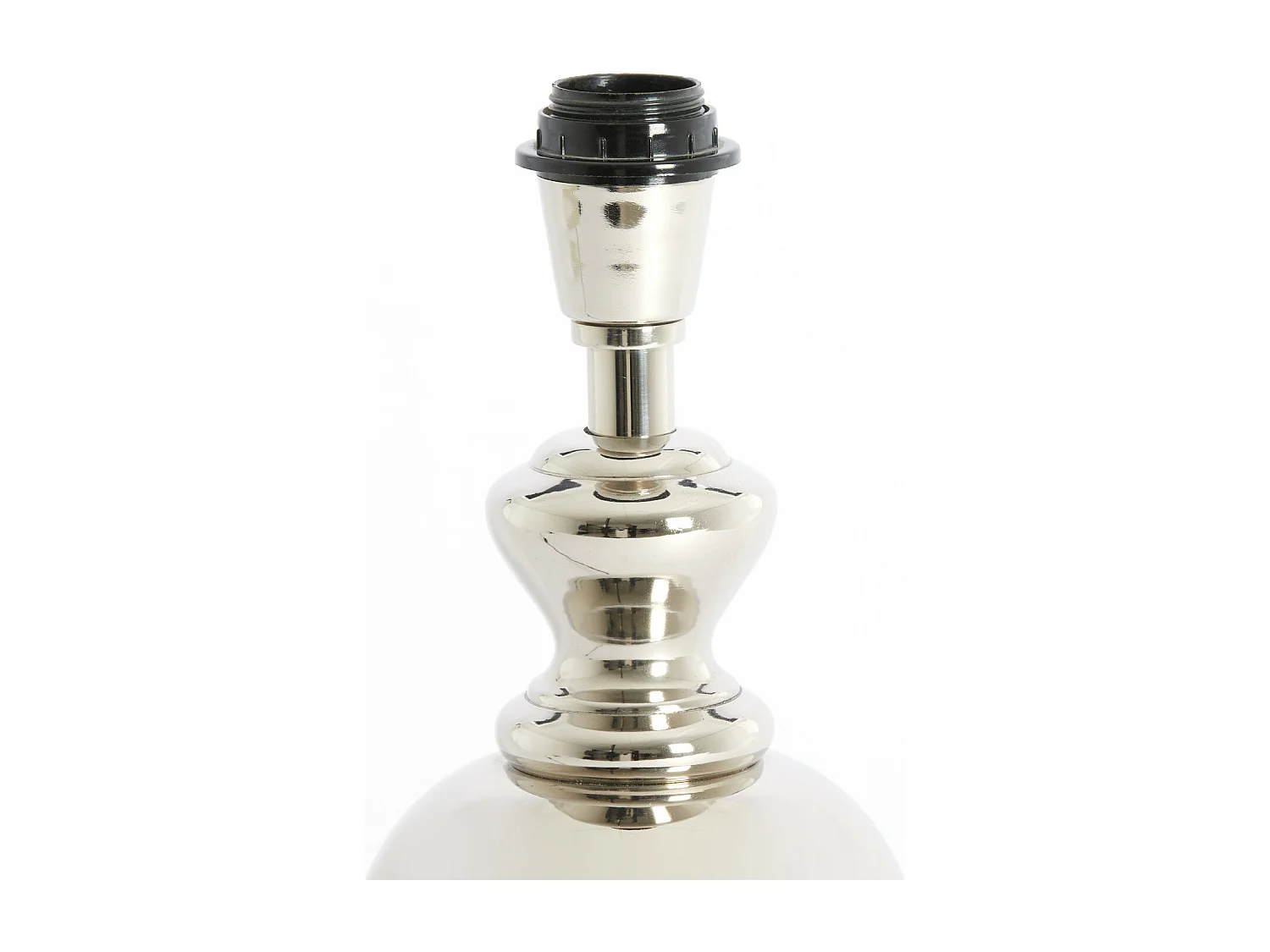 Pied de lampe CADY - Ø15x40cm - Argent