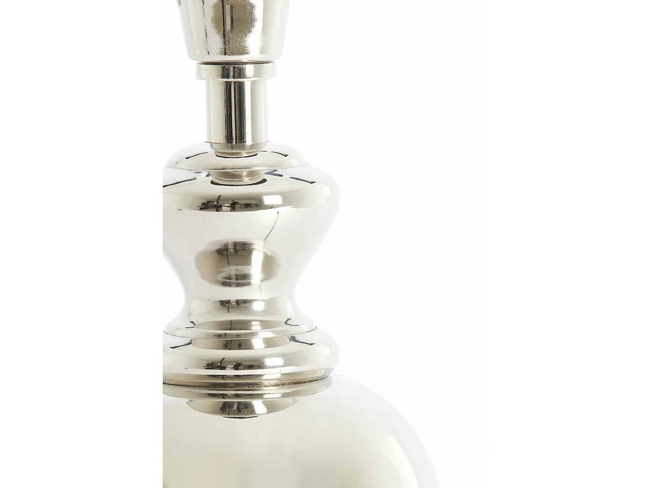 Pied de lampe CADY - Ø15x40cm - Argent