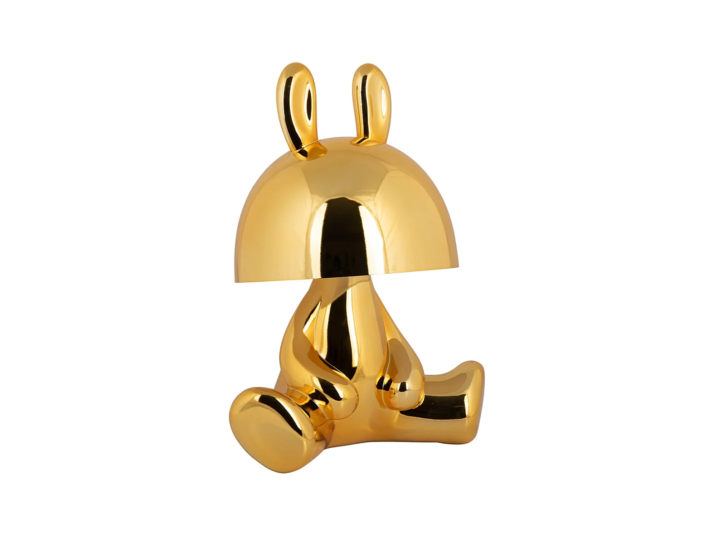 Lampe de table Bunny LED avec haut-parleur Bluetooth - Plaqué or