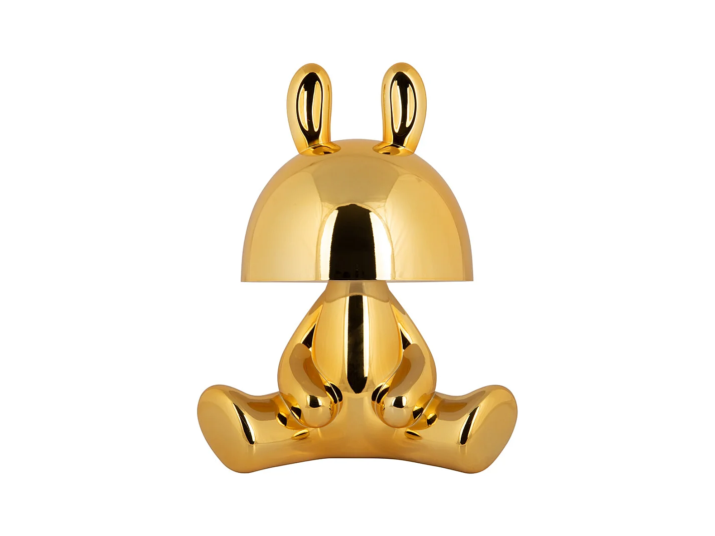 Lampe de table Bunny LED avec haut-parleur Bluetooth - Plaqué or