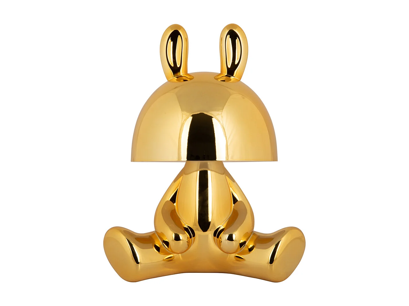 Lampe de table Bunny LED avec haut-parleur Bluetooth - Plaqué or