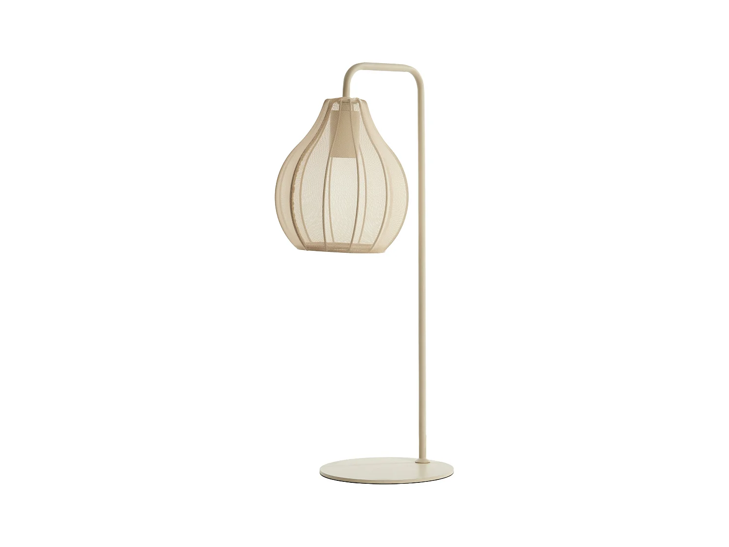 Lampe de table ELATI - Ø20x60,5cm - Beige