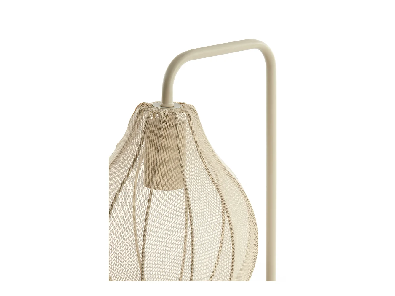 Lampe de table ELATI - Ø20x60,5cm - Beige