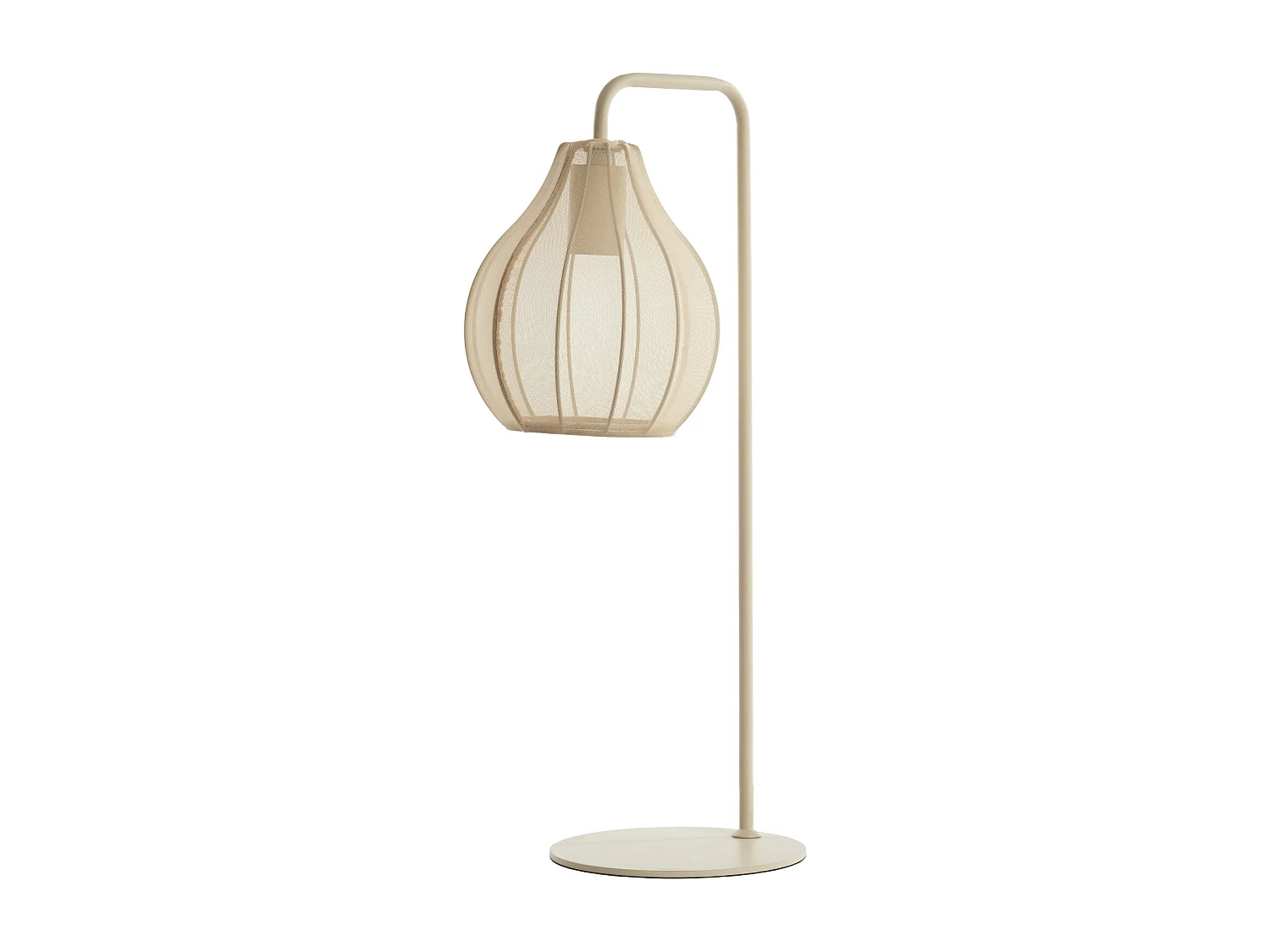 Lampe de table ELATI - Ø20x60,5cm - Beige