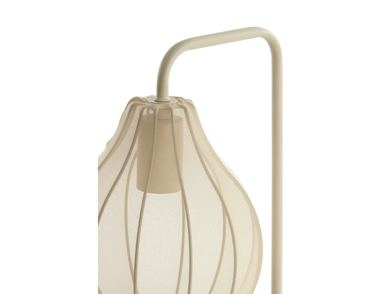 Lampe de table ELATI - Ø20x60,5cm - Beige