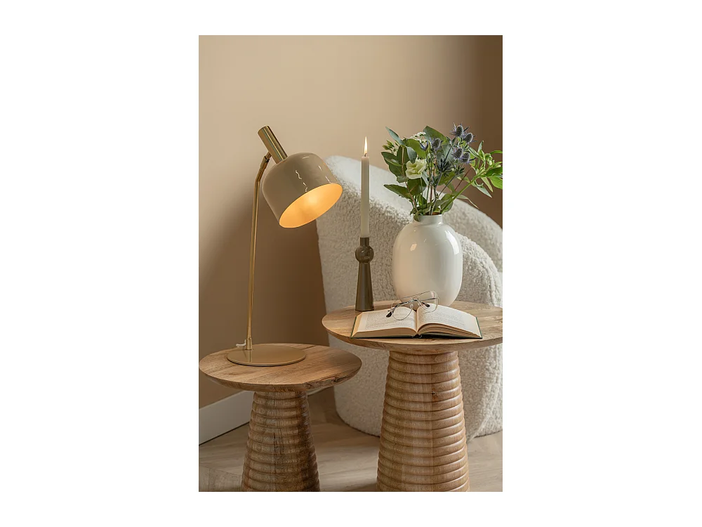 Smarte Tischlampe - Zartes Braun