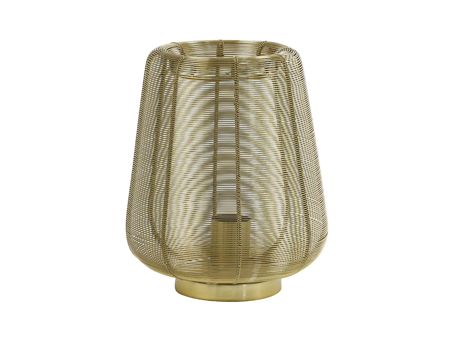 Lampe de table ADETA - Ø22x26cm - Doré