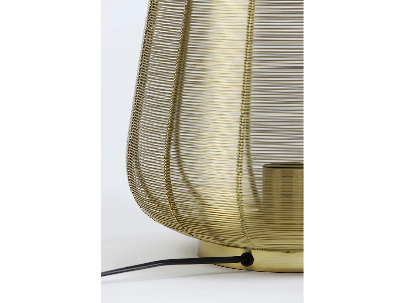 Lampe de table ADETA - Ø22x26cm - Doré