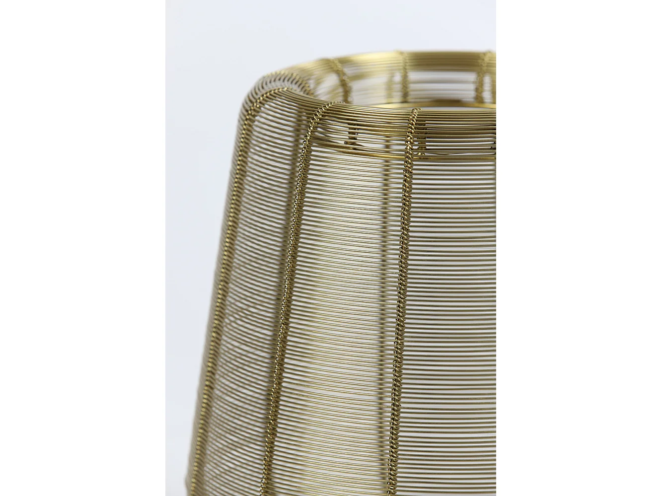 Lampe de table ADETA - Ø22x26cm - Doré