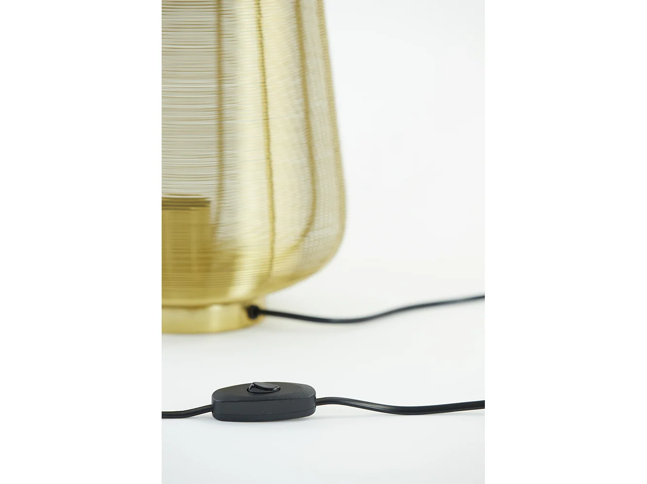 Lampe de table ADETA - Ø22x26cm - Doré