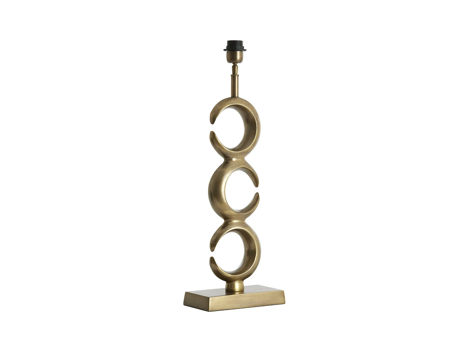 Pied de lampe LUNE - 22x12x57,5cm - Bronze