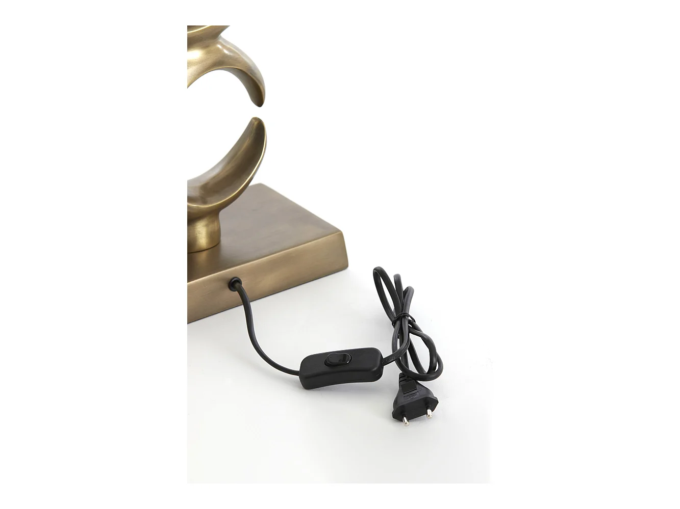 Pied de lampe LUNE - 22x12x57,5cm - Bronze