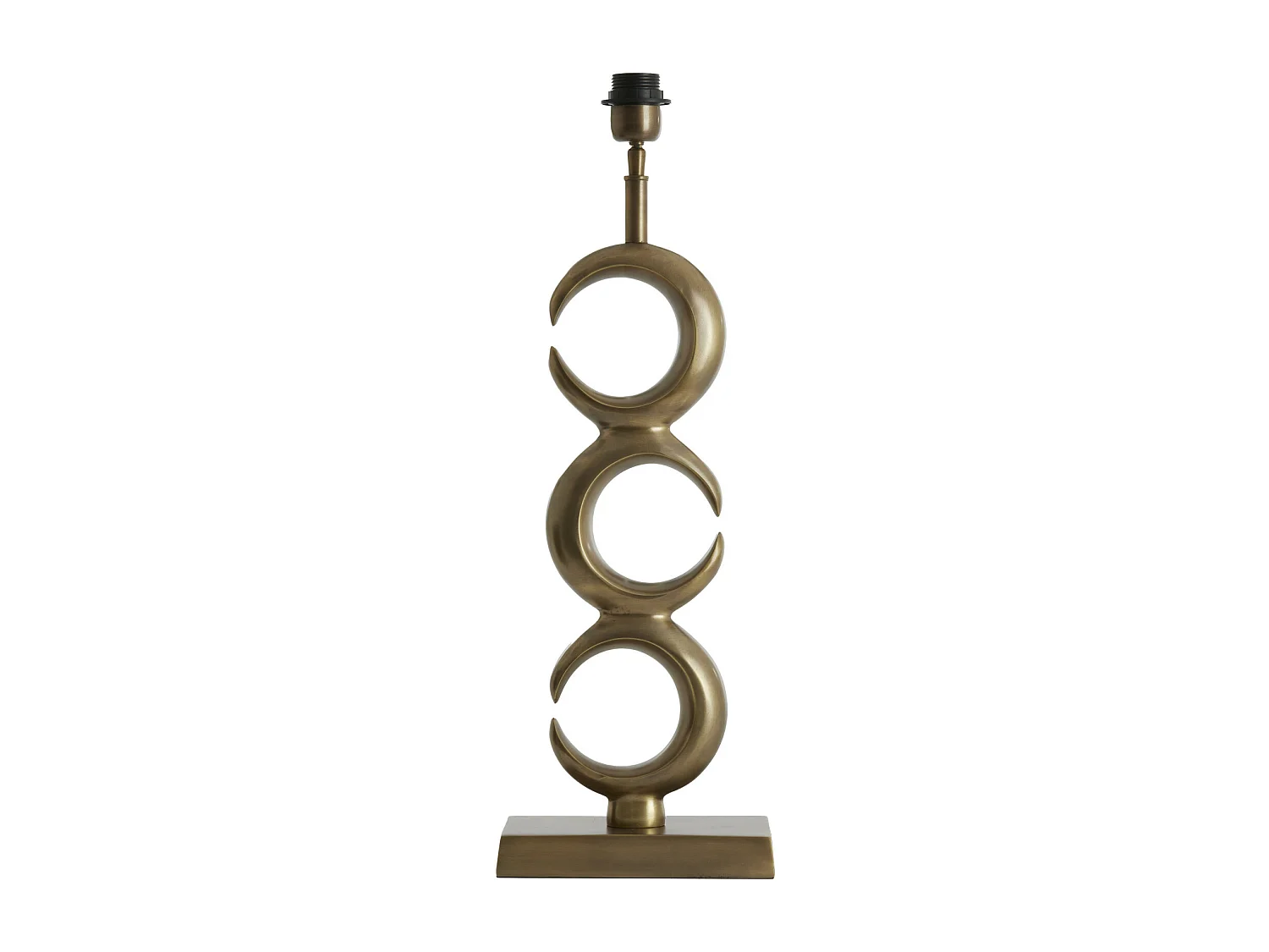 Pied de lampe LUNE - 22x12x57,5cm - Bronze