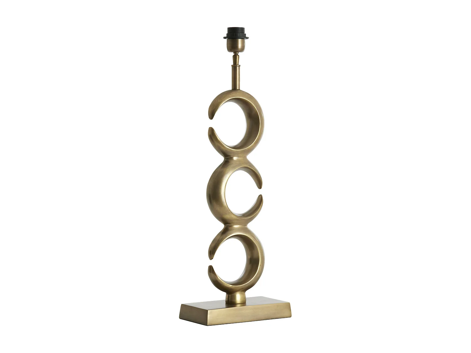 Pied de lampe LUNE - 22x12x57,5cm - Bronze