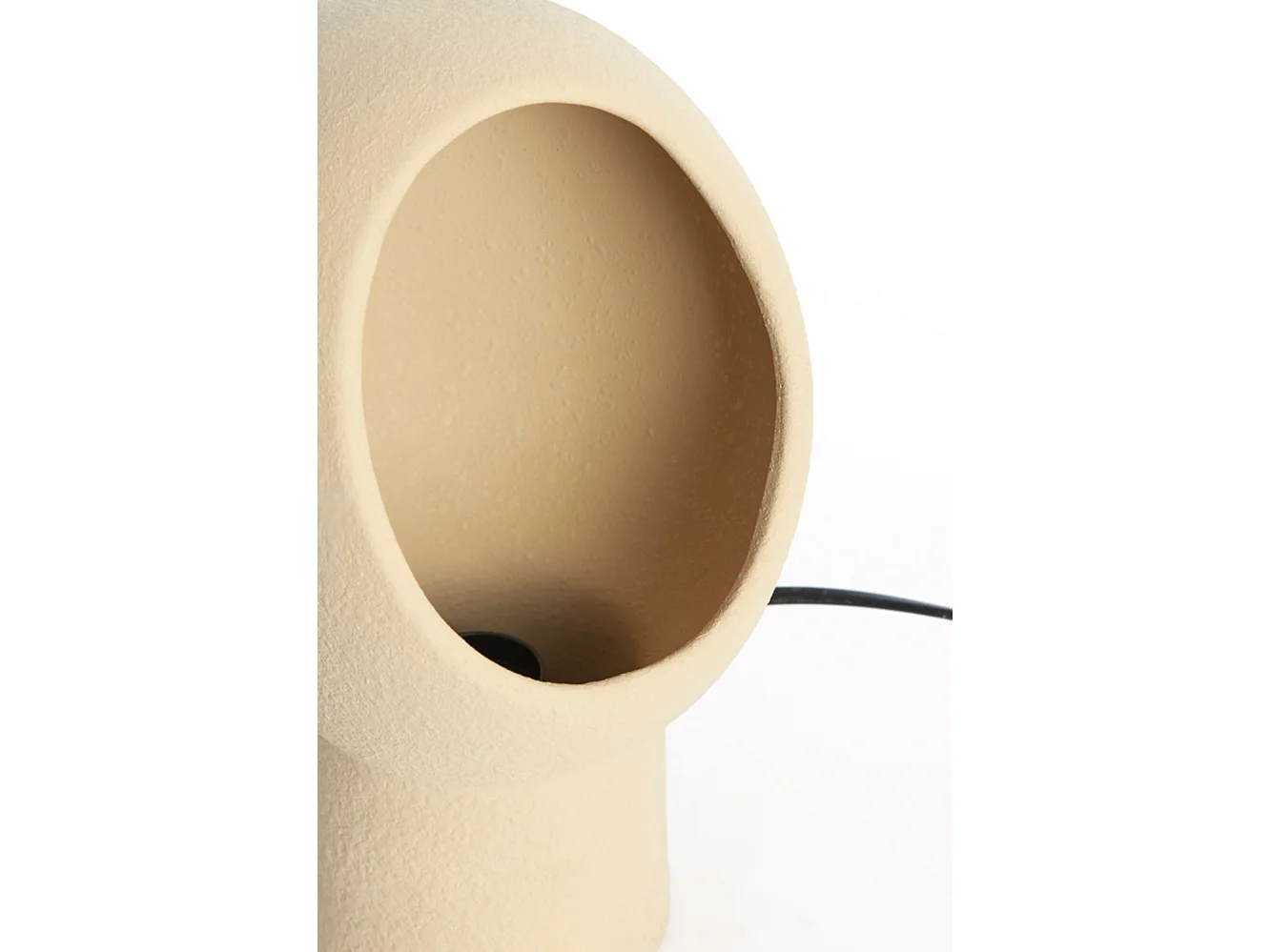 Tischlampe MONK - 18,5x17x30cm - Braun